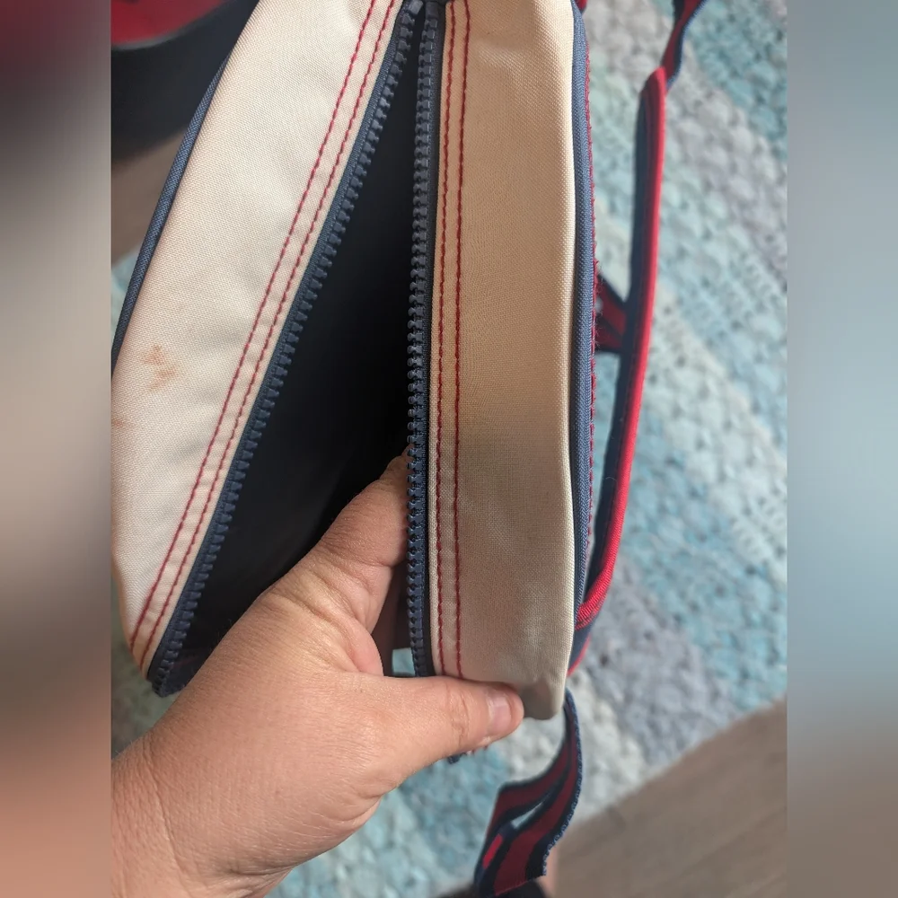GAP Kids‎ Baseball Backpack - Cream and Red